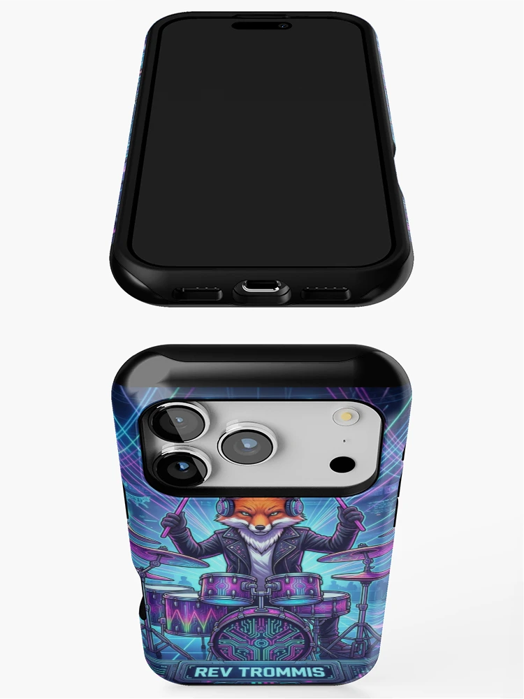 Thumbnail 3 of 4, iPhone Case, Rev trommis designed and sold by RaveWaveDesign.
