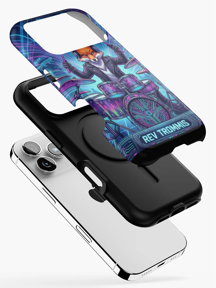 Thumbnail 2 of 4, iPhone Case, Rev trommis designed and sold by RaveWaveDesign.