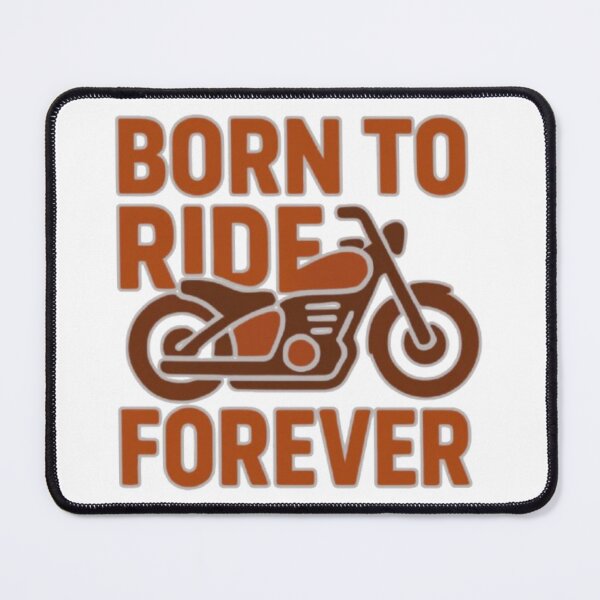 Item preview, Classic Cruiser Motorcycle Born To Ride Forever Quote designed and sold by Miheerala.