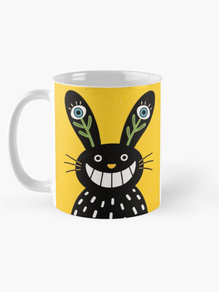 Thumbnail 5 of 6, Coffee Mug, The Tall-Eared Rabbit designed and sold by Inkabbmate.