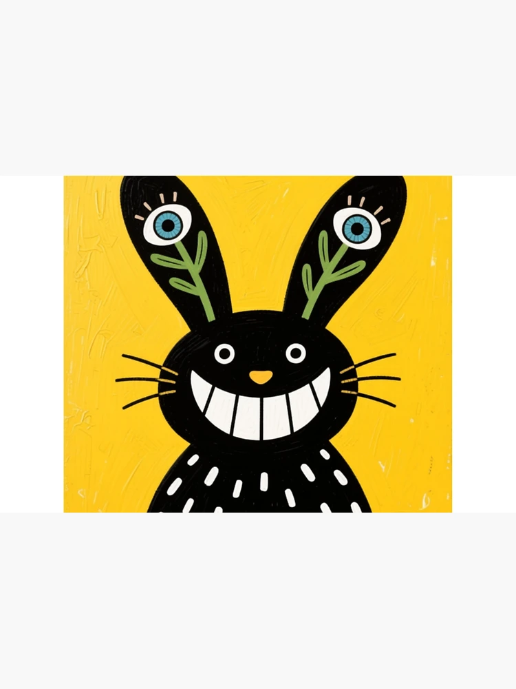Thumbnail 4 of 4, Zipper Pouch, The Tall-Eared Rabbit designed and sold by Inkabbmate.