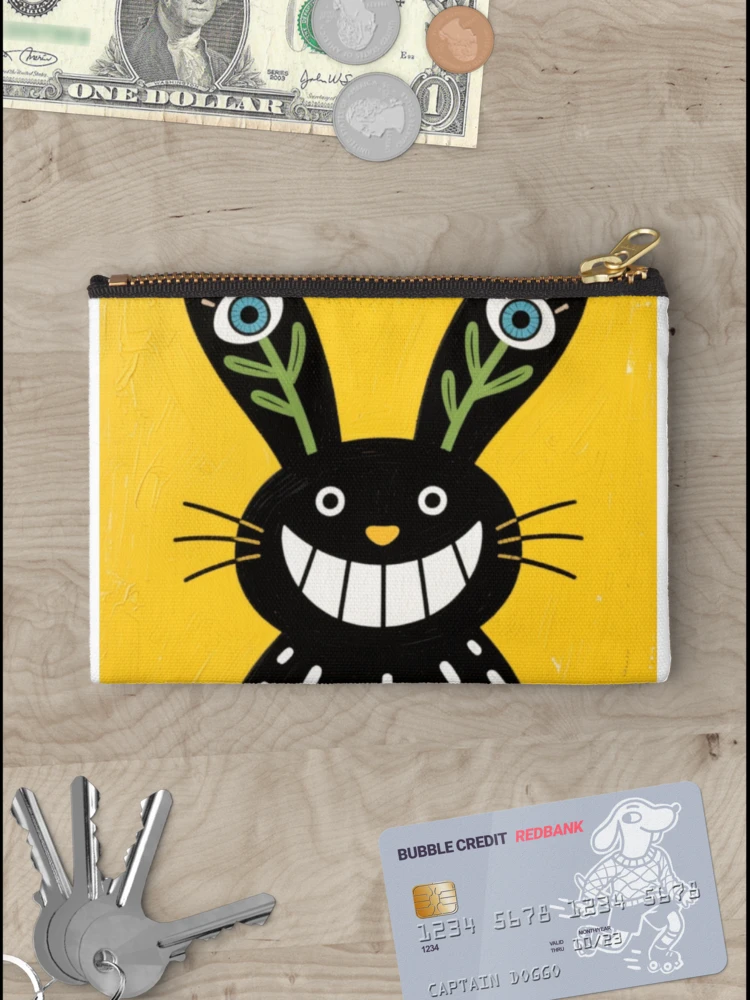 Thumbnail 3 of 4, Zipper Pouch, The Tall-Eared Rabbit designed and sold by Inkabbmate.