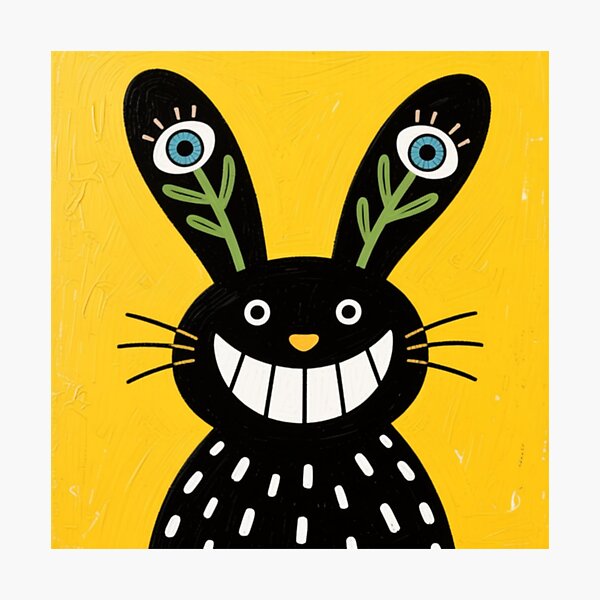Item preview, The Tall-Eared Rabbit designed and sold by Inkabbmate.