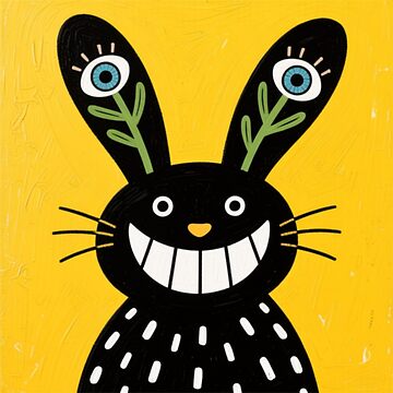 Artwork thumbnail, The Tall-Eared Rabbit by Inkabbmate