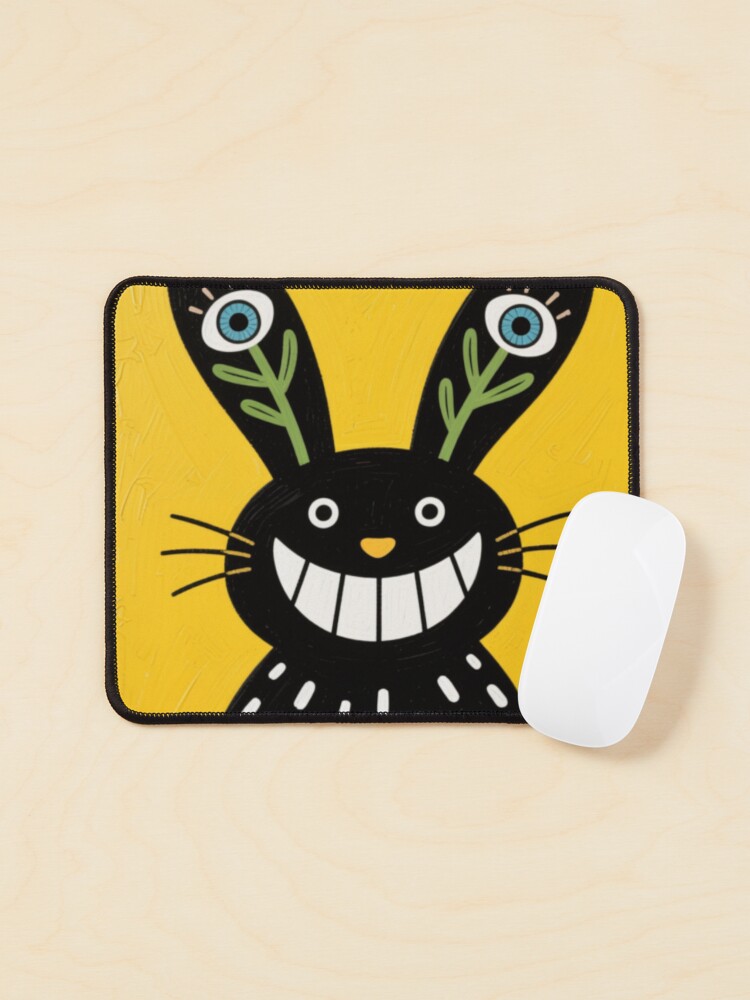 Thumbnail 1 of 5, Mouse Pad, The Tall-Eared Rabbit designed and sold by Inkabbmate.