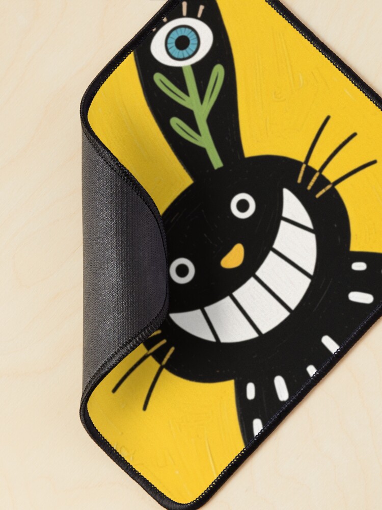 Thumbnail 2 of 5, Mouse Pad, The Tall-Eared Rabbit designed and sold by Inkabbmate.