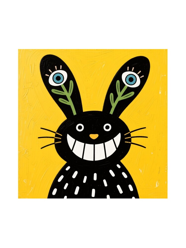Thumbnail 3 of 3, Scarf, The Tall-Eared Rabbit designed and sold by Inkabbmate.