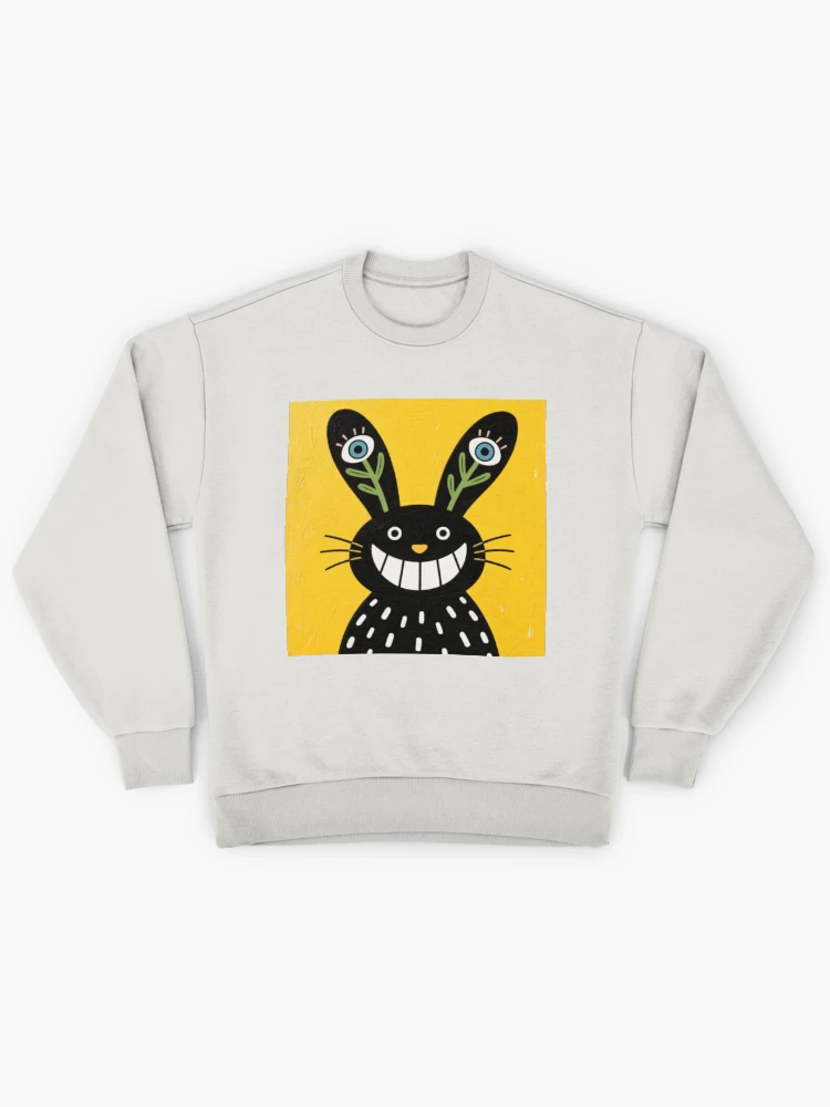 Thumbnail 1 of 6, Premium Oversized Sweatshirt, The Tall-Eared Rabbit designed and sold by Inkabbmate.