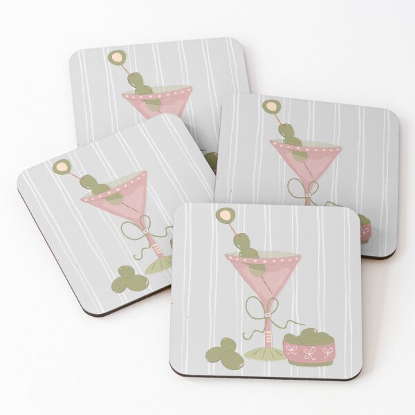 Item preview, Sip Happens Pink Martini Journal Cover designed and sold by Sam Heaney Design.