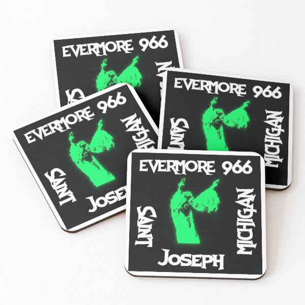 Item preview, EVERMORE966 SAINT JOSEPH -EMERALD GREEN -PEACE OUT-SAINT JOSEPH, MICHIGAN U.S.A. designed and sold by V3GFX.