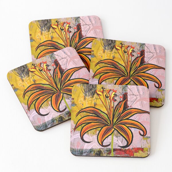 Item preview, Lilies Abstract designed and sold by ViaARTfactory.