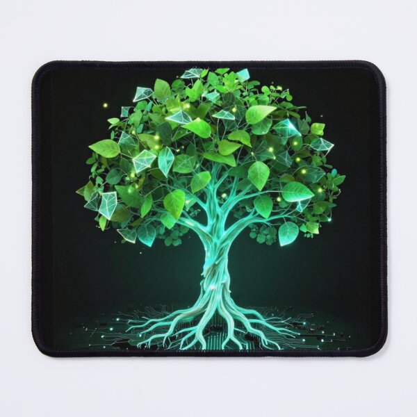 Item preview, Neon Glowing Digital Tree Circuit Board Roots designed and sold by Shape-Forge.