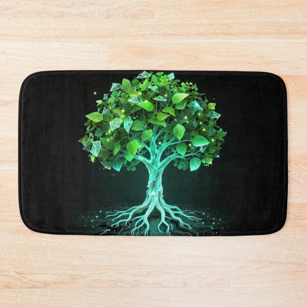 Item preview, Neon Glowing Digital Tree Circuit Board Roots designed and sold by Shape-Forge.