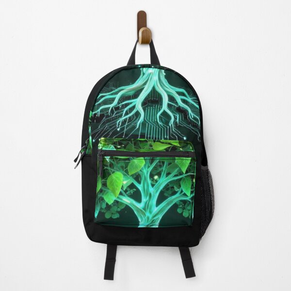 Item preview, Neon Glowing Digital Tree Circuit Board Roots designed and sold by Shape-Forge.