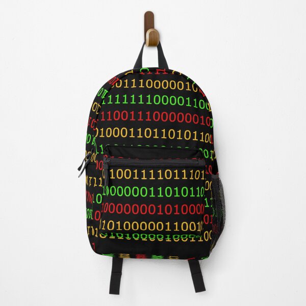 Item preview, Red Gold and Green Binary Code designed and sold by Wolf Wendigo.