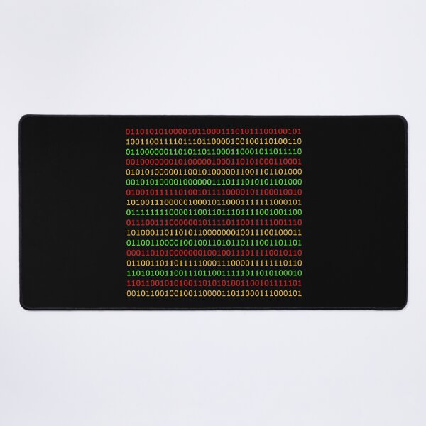 Item preview, Red Gold and Green Binary Code designed and sold by Wolf Wendigo.