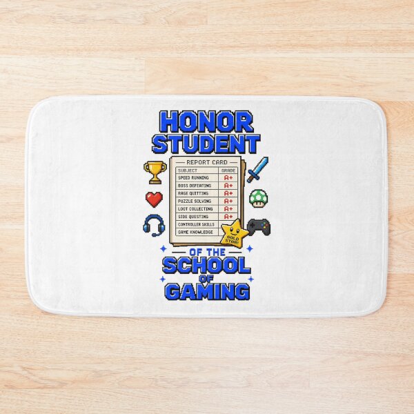Item preview, 8-Bit Gaming Student Humor designed and sold by RetroPixel Apparel.