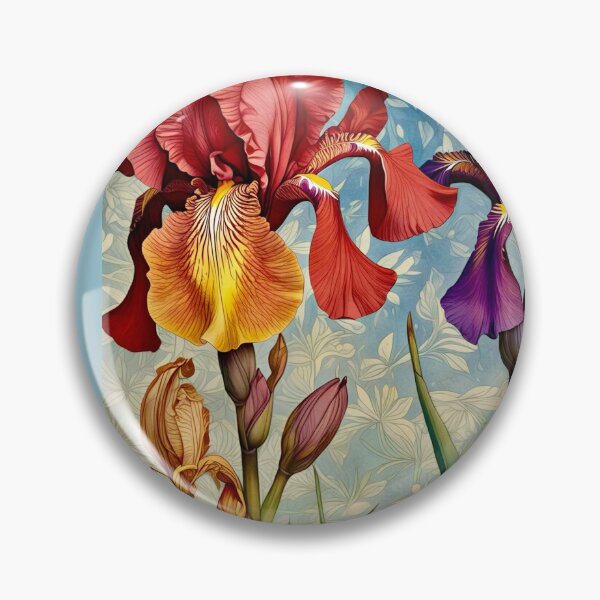 Item preview, Iris..Multicoloured designed and sold by ©Janis Zroback.