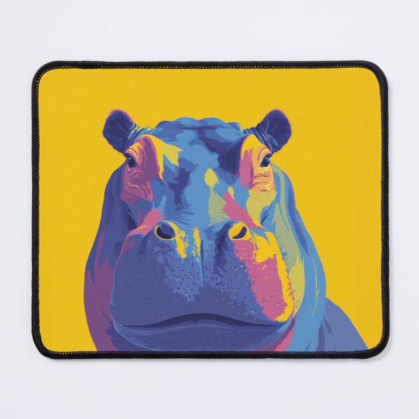 Item preview, MODERN HIPPO – Modern Home Art Print designed and sold by MarkedArtPrints.