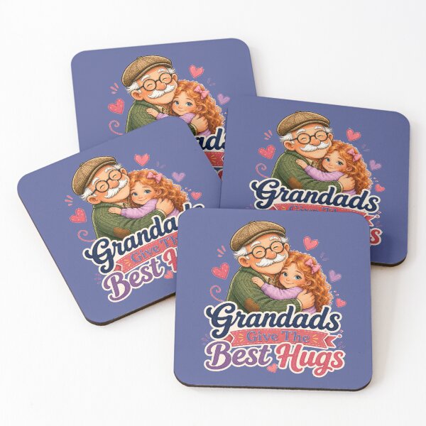 Item preview, Grandads Give The Best Hugs Cute Grandparent Design designed and sold by planetreynolds.