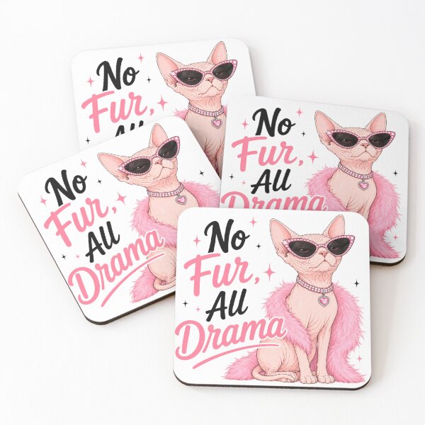 Item preview, No Fur All Drama Sphynx Cat designed and sold by INVITOARTE.