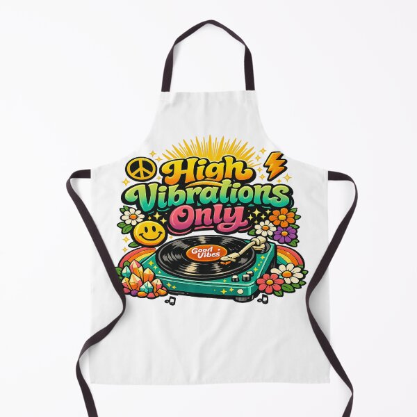 Item preview, Retro High Vibrations Only Good Vibes designed and sold by Dresut.