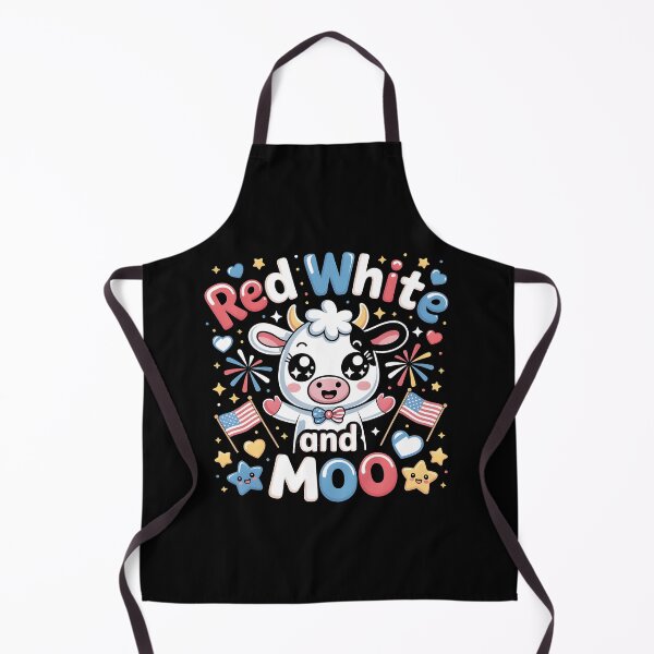 Item preview, Red White And Moo 4th Of July Funny Patriotic Cow for Independence Day designed and sold by Redgiant87x.