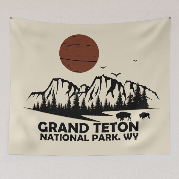 Item preview, Grand Teton National Park Wyoming Mountains designed and sold by Alexaltay.