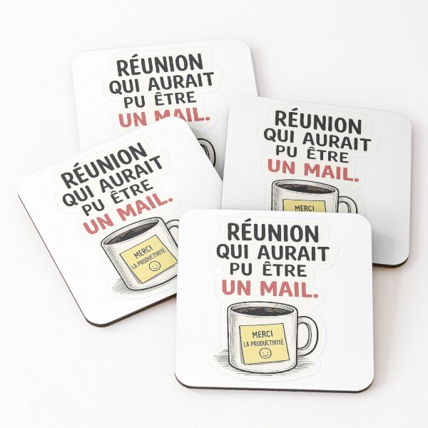 Item preview, Meeting That Could Have Been an Email / Réunion Inutile designed and sold by Va Comprendre.