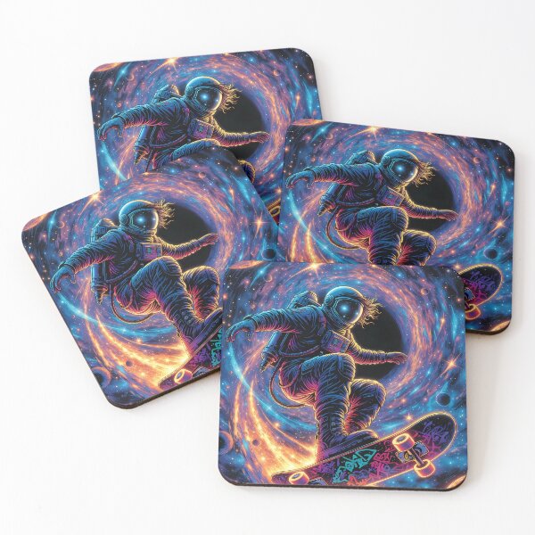 Item preview, Black Hole Galaxy Skater designed and sold by zakvisuals.