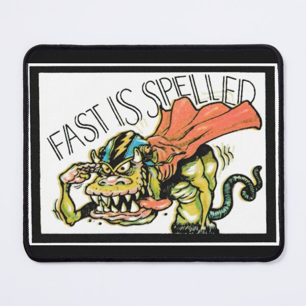 Item preview, FAST IS SPELLED LIGHTNING BOLT MONKEY LOOKIN' MONSTER SALUTE designed and sold by V3GFX.