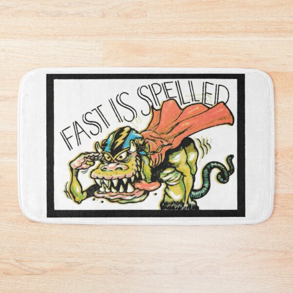 Item preview, FAST IS SPELLED LIGHTNING BOLT MONKEY LOOKIN' MONSTER SALUTE designed and sold by V3GFX.