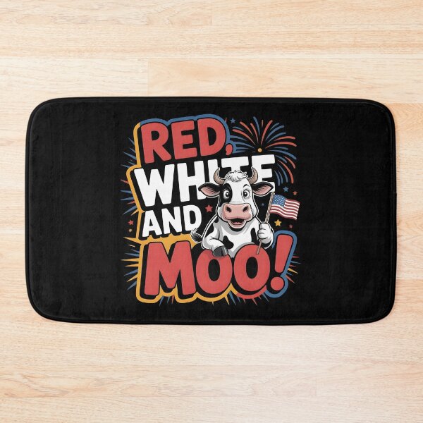 Item preview, Red White And Moo 4th Of July Funny Cow USA Patriotic Celebration designed and sold by Redgiant87x.
