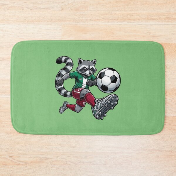 Item preview, Soccer Raccoon – Playful Sports Animal Art designed and sold by Dogandesighn.