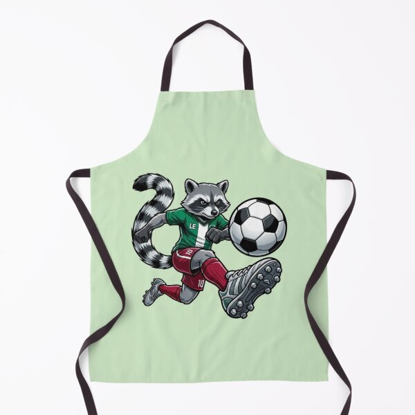 Item preview, Soccer Raccoon – Playful Sports Animal Art designed and sold by Dogandesighn.