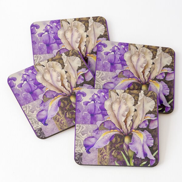 Item preview, Iris…Lilac and Mauve designed and sold by ©Janis Zroback.