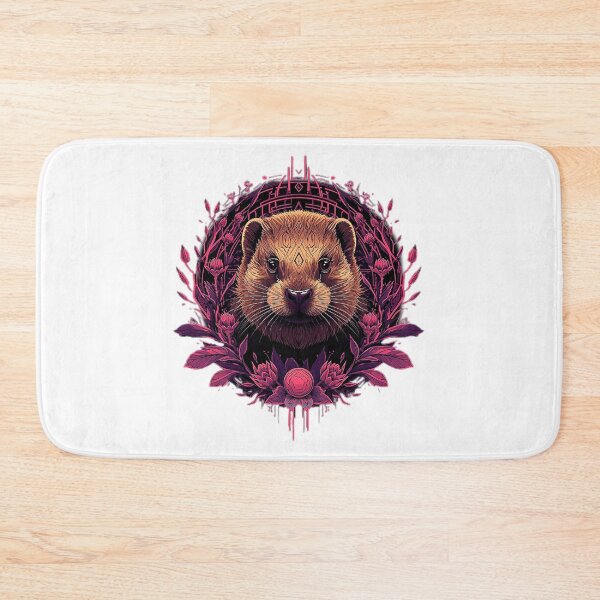 Item preview, Otter Aura – Geometric Floral Spirit designed and sold by Naturalite19.