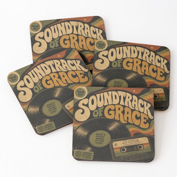 Item preview, Soundtrack of Grace Retro Christian Vinyl Tape Worship designed and sold by Zakai Digital Studio.
