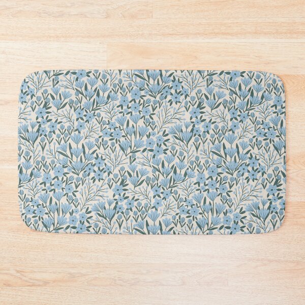 Item preview, Blue wildflower meadow | Soft cottagecore floral designed and sold by Illustrated by Nat.