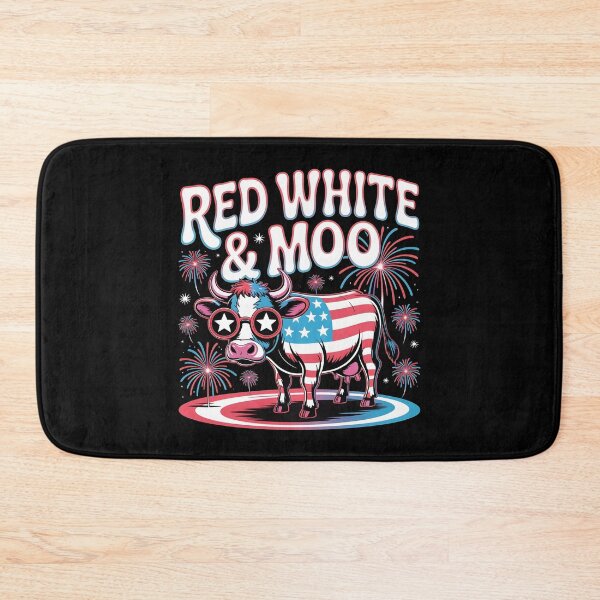 Item preview, Red White And Moo 4th Of July Funny Cow Independence Day Party designed and sold by Redgiant87x.