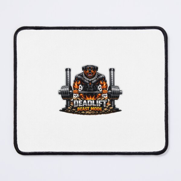 Item preview, Rottweiler Deadlift Sticker–BeastModeGymDog designed and sold by DogCar.
