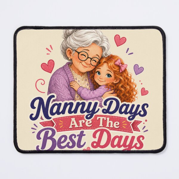Item preview, Nanny Days Are The Best Days Cute Grandparent Design designed and sold by planetreynolds.