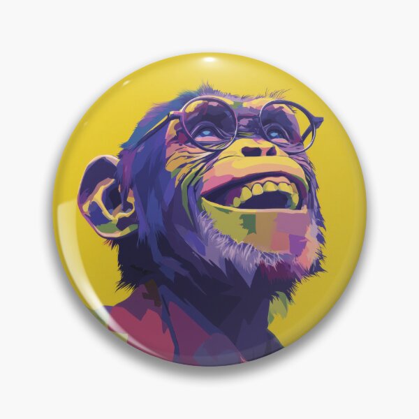 Item preview, MODERN CHIMP – Modern Home Art Print designed and sold by MarkedArtPrints.