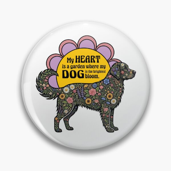 Item preview, My heart is a garden where my dog is the brightest bloom designed and sold by The Artful Paw.