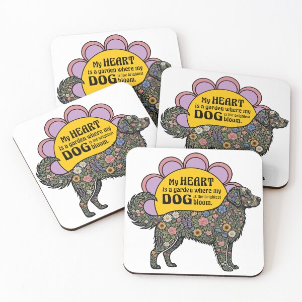 Item preview, My heart is a garden where my dog is the brightest bloom designed and sold by The Artful Paw.