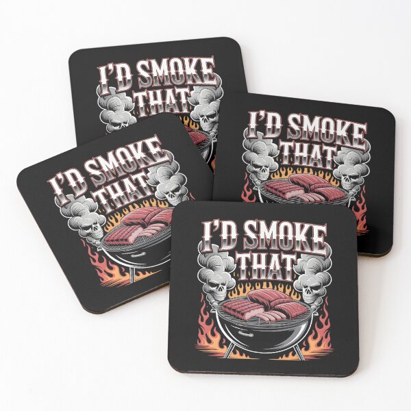 Item preview, I’d Smoke That Funny BBQ Design for Barbecue Lovers and Meat Smoking Fans designed and sold by Redgiant87x.