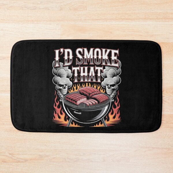 Item preview, I’d Smoke That Funny BBQ Design for Barbecue Lovers and Meat Smoking Fans designed and sold by Redgiant87x.