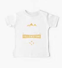 Yellowstone T-Shirt Nationalpark Bison Buffalo - Vintage Geschenke Männer Frauen Jugend Kinder Tees Baby T-Shirt