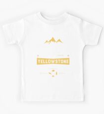 Yellowstone T-Shirt Nationalpark Bison Buffalo - Vintage Geschenke Männer Frauen Jugend Kinder Tees Kinder T-Shirt