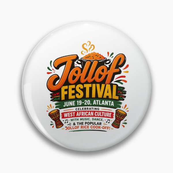 Item preview, Jollof Festival Atlanta West African Culture Celebration designed and sold by Combat Skies.